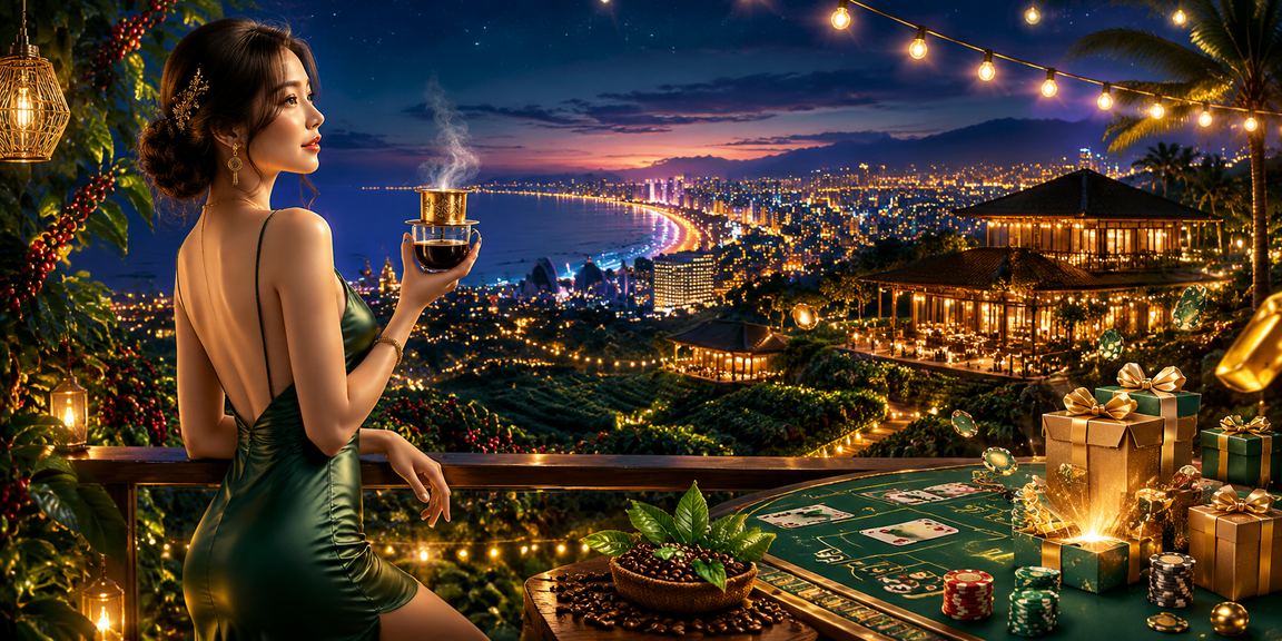 Người dùng tại Đà Nẵng xem kèo bóng đá live trên điện thoại với bãi biển phía sau