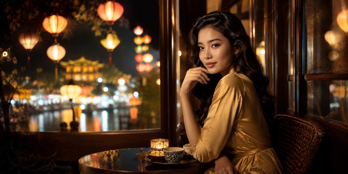 Người dùng tại Huế thư giãn với cà phê và tham gia slot game trực tuyến trên điện thoại